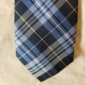 NWT Jos. A. Bank 100% Silk Blue Plaid Tie